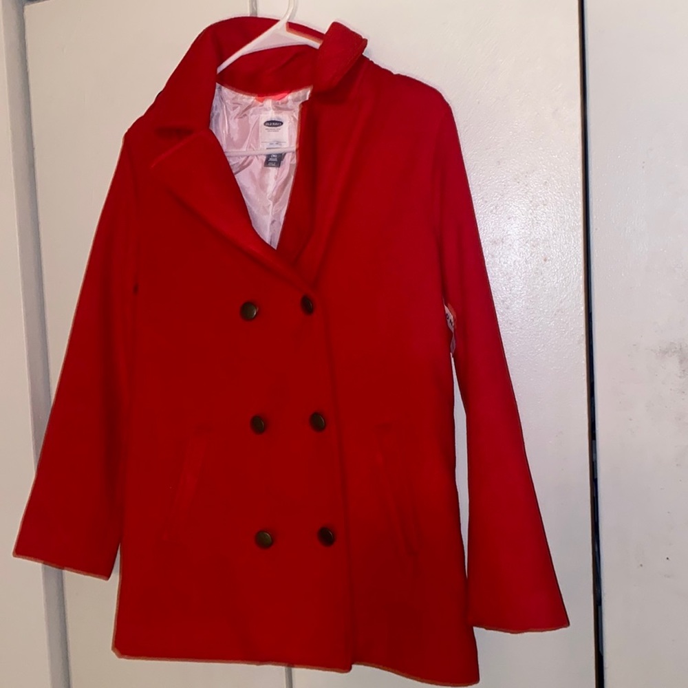 “BRAND NEW” Red Old Navy Pea coat